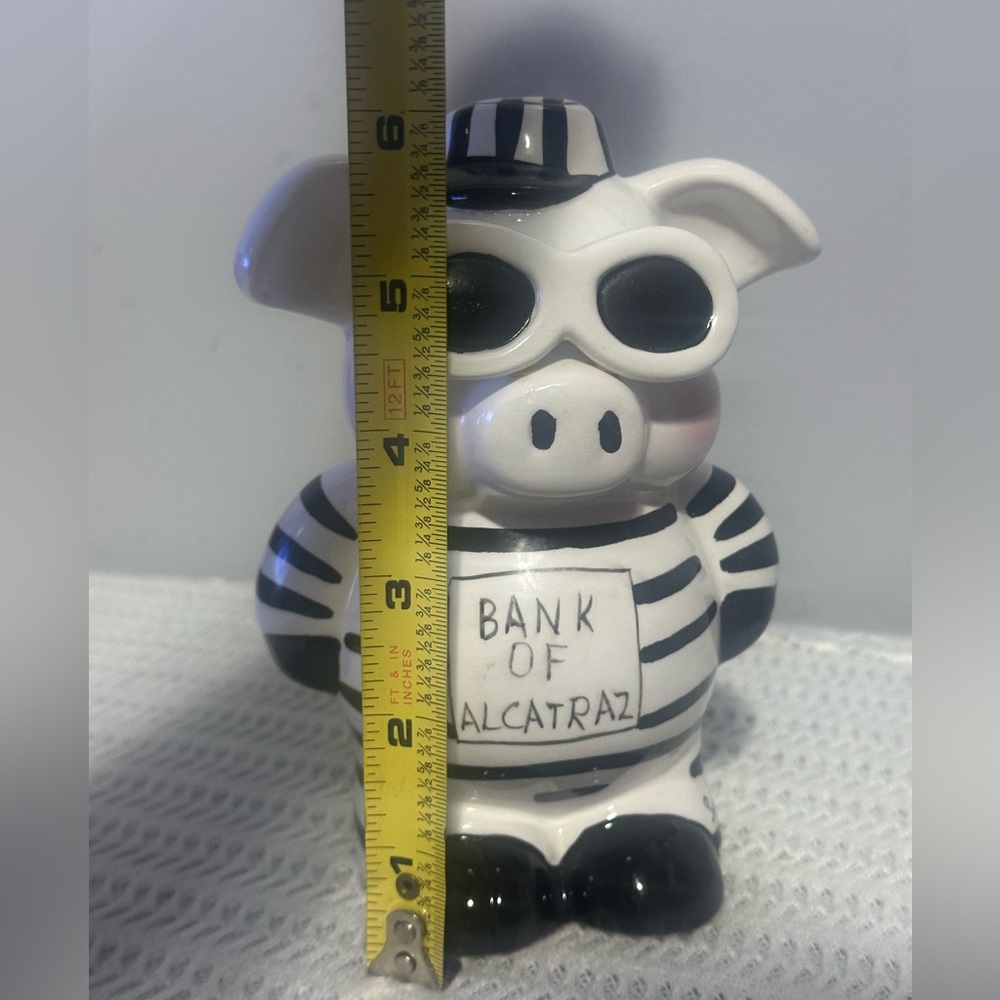 Black and White Piggy Bank - Picture 7 of 7